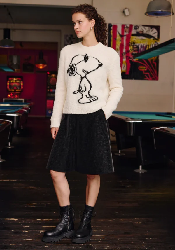 Princess Goes Hollywood | Pull douillet blanc Snoopy - Image 3