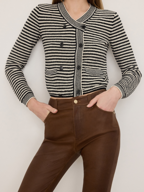 Le cardi court - Noir Multi