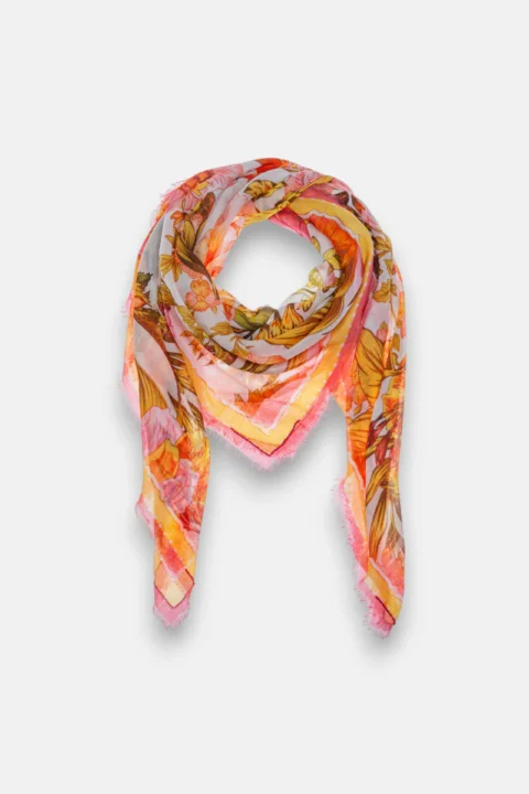 Foulard de jardin fleuri
