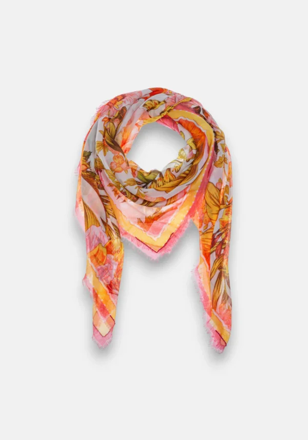 Foulard de jardin fleuri