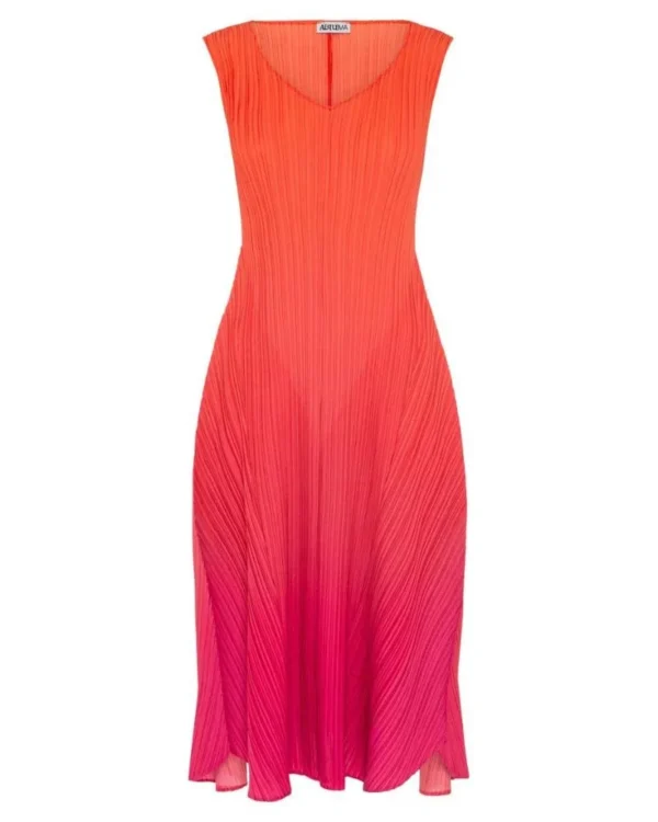 Alquema - Robe longue Estrella Beet To Flame - Image 3