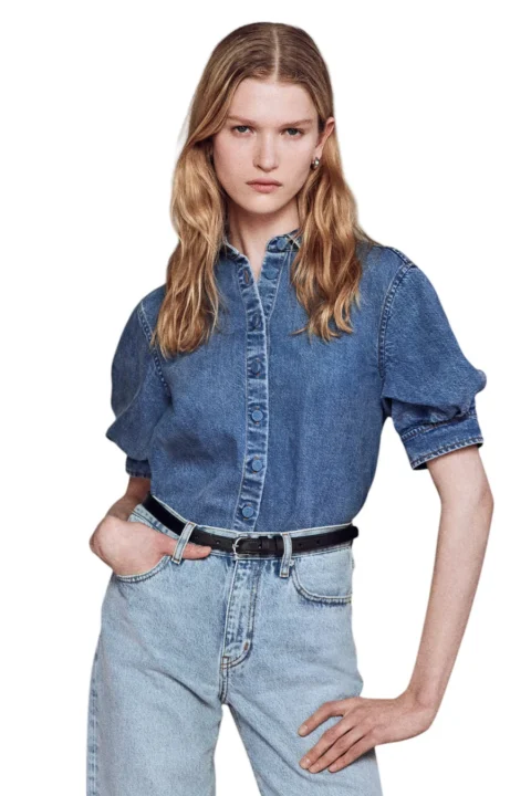 La chemise à manches bouffantes
