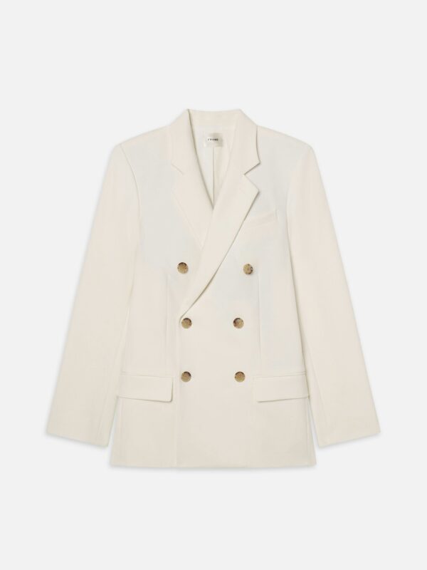 Le blazer décontracté de tous les jours en écru