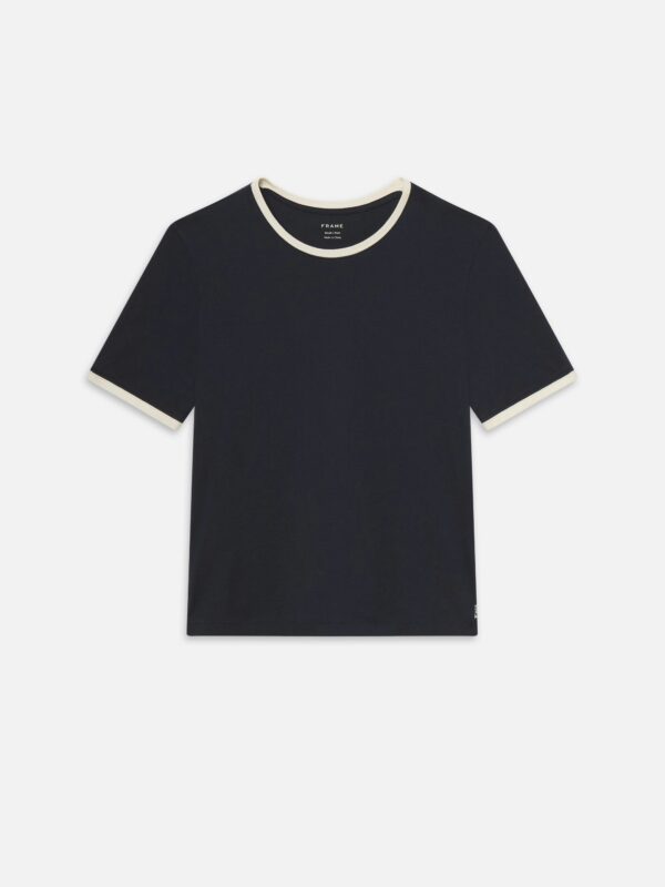 Le tee-shirt Ringer Baby Tee Marine Multi - Image 2
