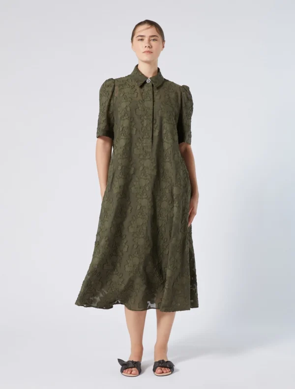 Marina Rinaldi - Robe chemise en fil coupé - Image 2