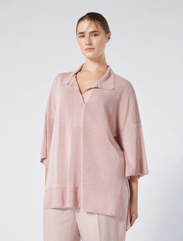 Marina Rinaldi - Pull en maille de lin