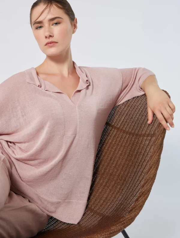 Marina Rinaldi - Pull en maille de lin - Image 4