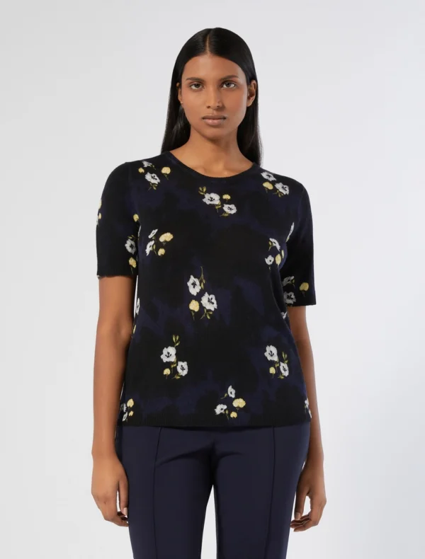 Pull en gaze de laine et de cachemire