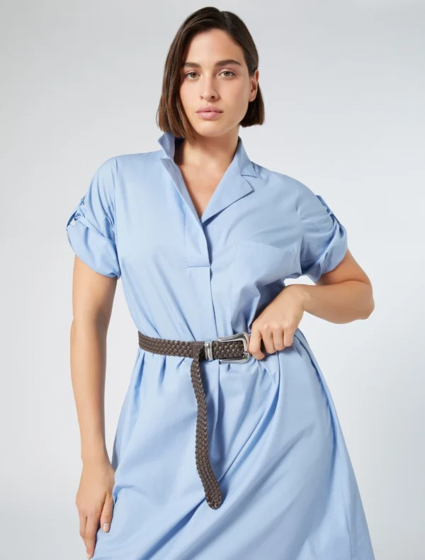 Marina Rinaldi - Robe chemise en popeline - Image 4