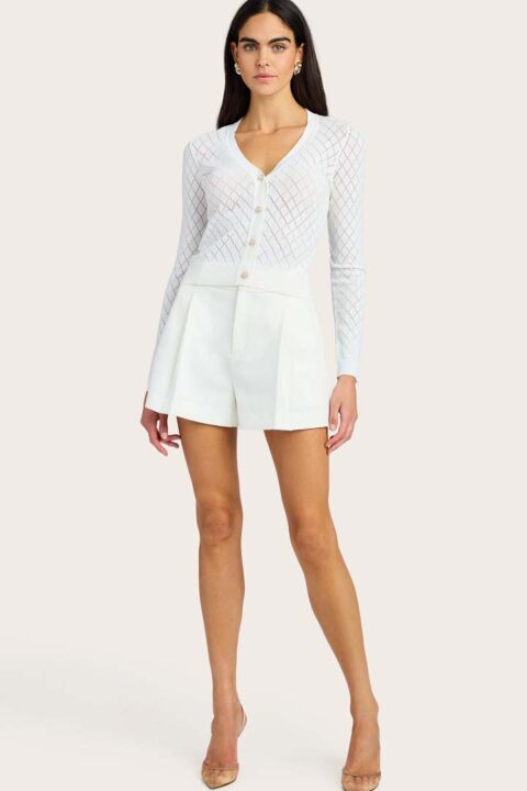 Sena Crepe Shorts White