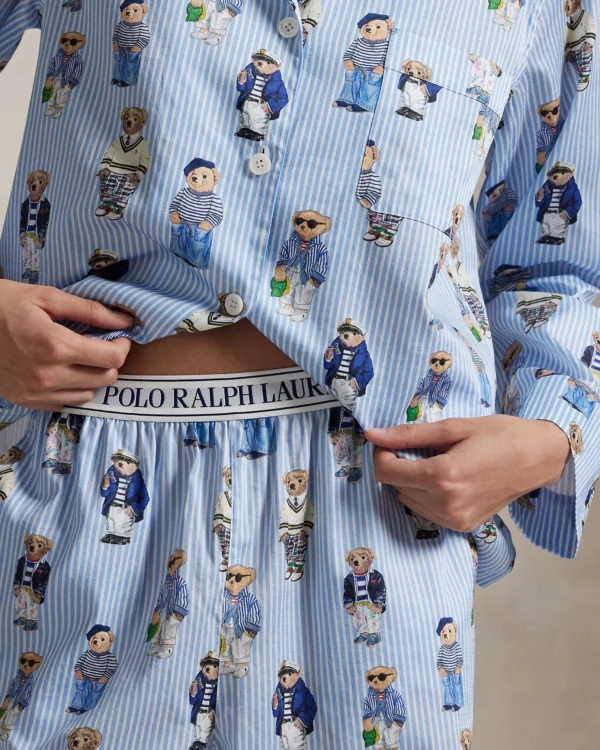 Ralph Lauren - Ensemble de pyjama à manches longues en coton Polo Bear - Image 3