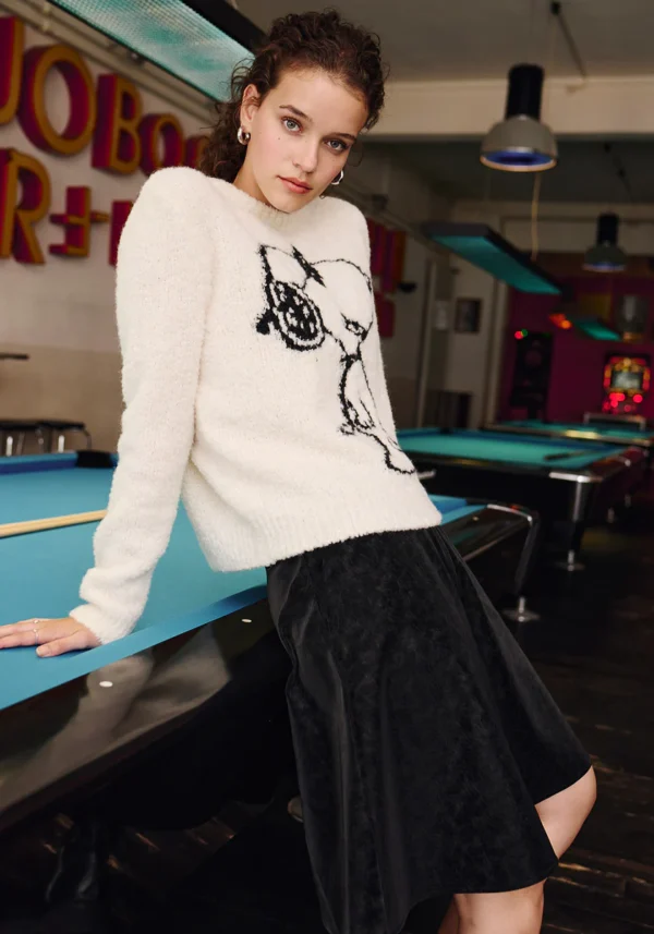 Princess Goes Hollywood | Pull douillet blanc Snoopy - Image 4