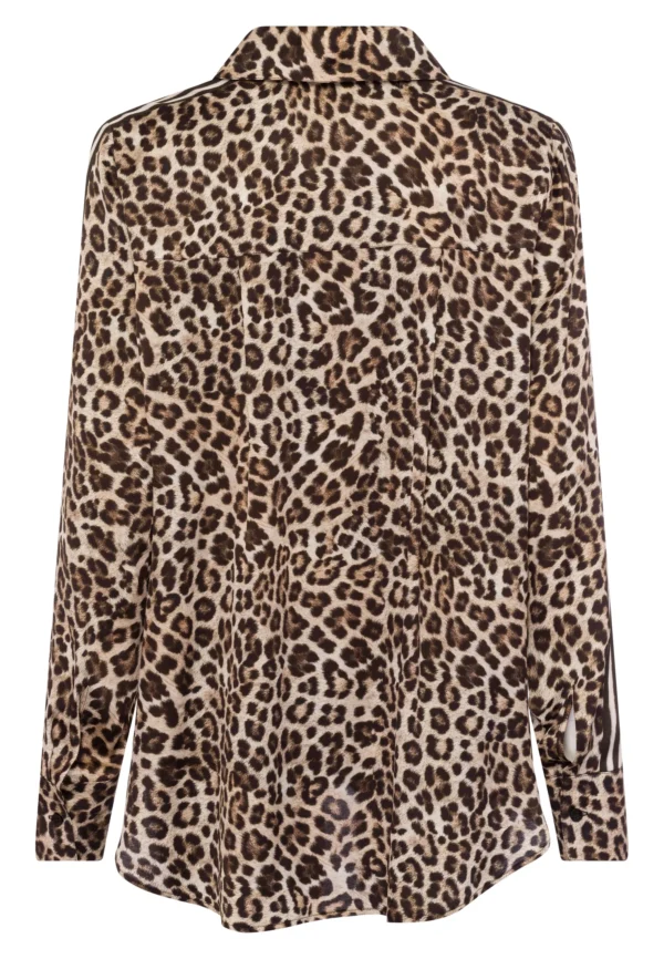 Marc Aurel | Chemise à imprimé léopard et rayures - Image 3