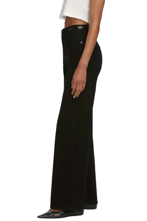 Frame Pantalon slim palazzo noir - Image 3