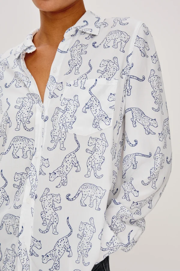 Rails - Chemise Kathryn Cobalt Jaguar - Image 4