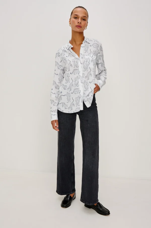 Rails - Chemise Kathryn Cobalt Jaguar - Image 3