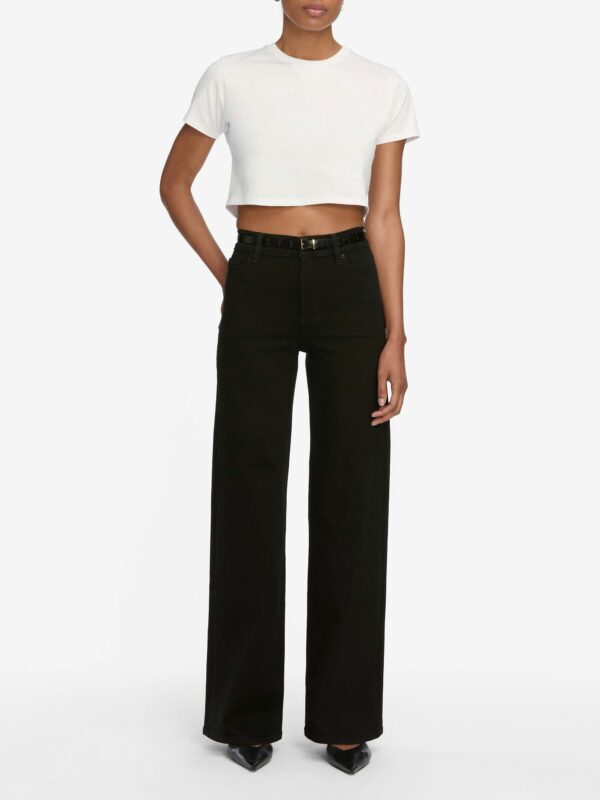 Frame Pantalon slim palazzo noir