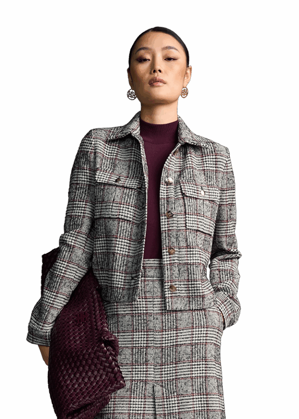 Riani | Veste classique à motif Glencheck