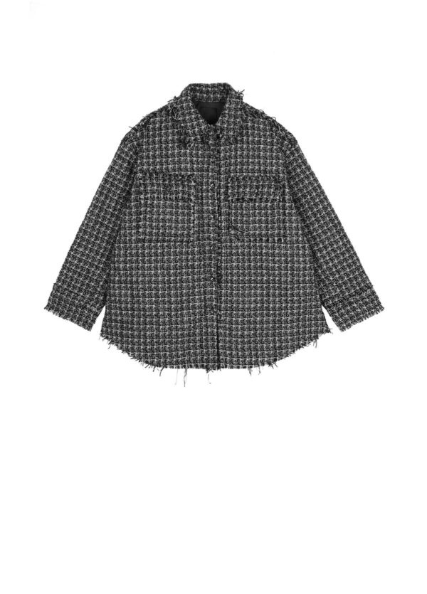 JNBY | Oversized Jacquard Down Coat - Image 2