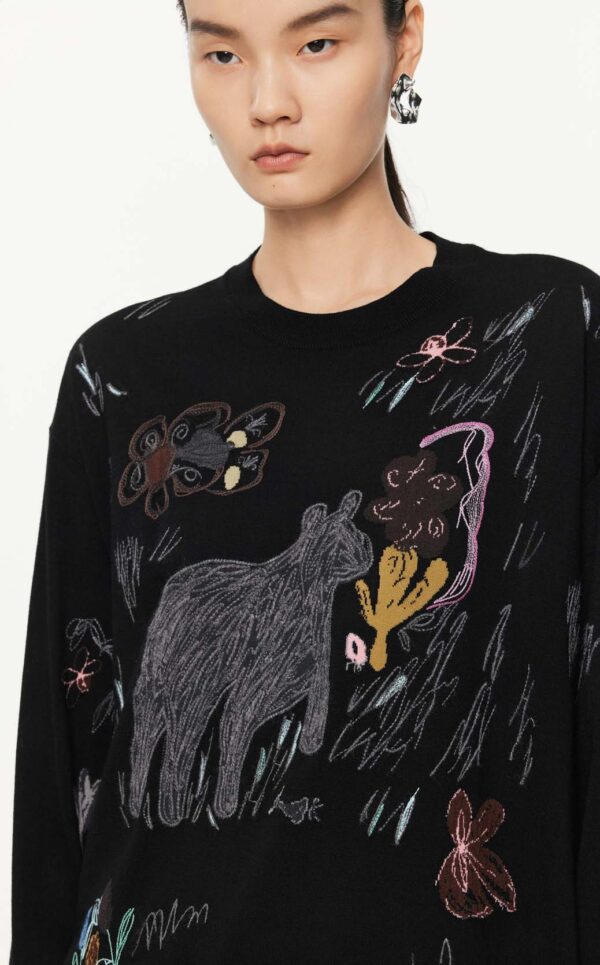 JNBY | Thin Long-sleeved Pullover Sweater - Image 3