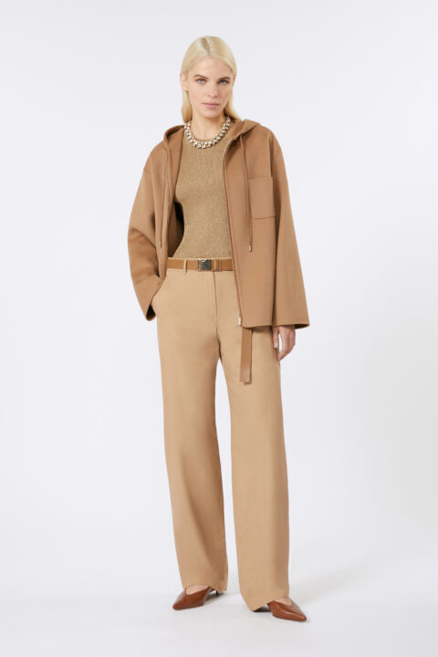 MaxMara | Sweat-shirt en laine, cachemire et soie