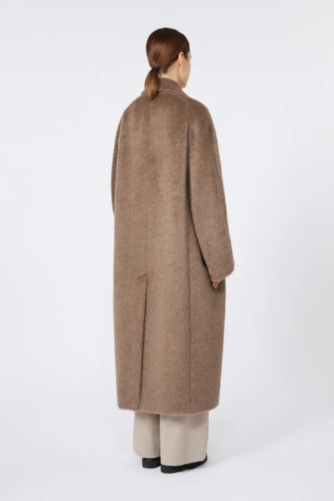 MaxMara | Manteau oversize en alpaga, laine et cachemire