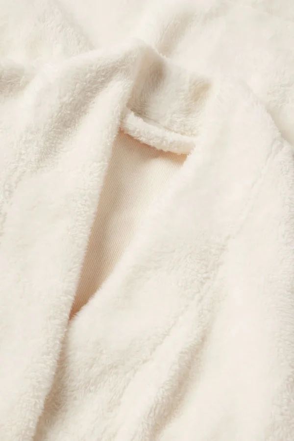 Eberjey | Peignoir long en peluche Renew pour femme – Ivoir - Image 3