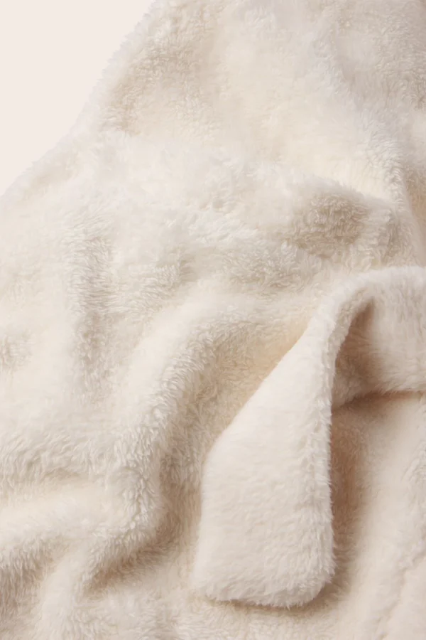 Eberjey | Peignoir long en peluche Renew pour femme – Ivoir - Image 4