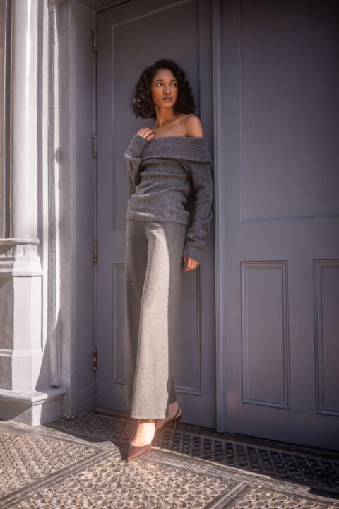 Seductive | Pantalon en flanelle de laine Kimberly