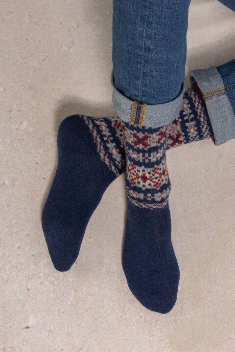 Bleuforêt | Ensemble de chaussettes en cachemire – Gris