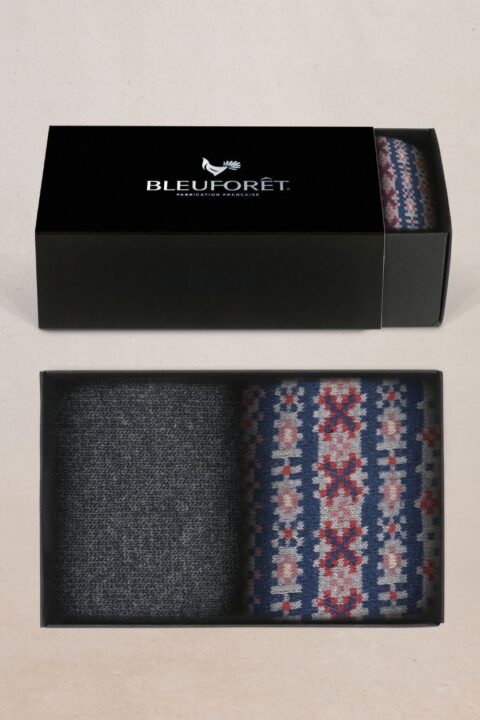 Bleuforêt | Ensemble de chaussettes en cachemire – Gris