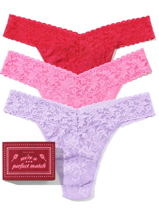Hanky Panky | Matchbox Low Rise Thong, Pack of 3