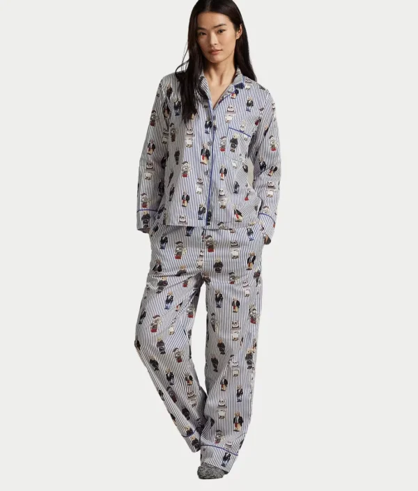 Polo Ralph Lauren | Heritage Polo Bear Woven Pajama Set