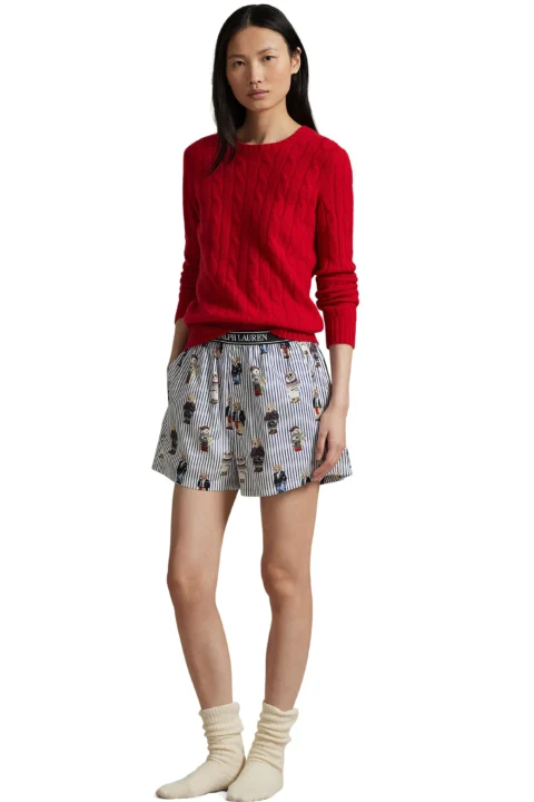 Polo Ralph Lauren | Boxer de Nuit All Over Bear – Bleu Snowfall