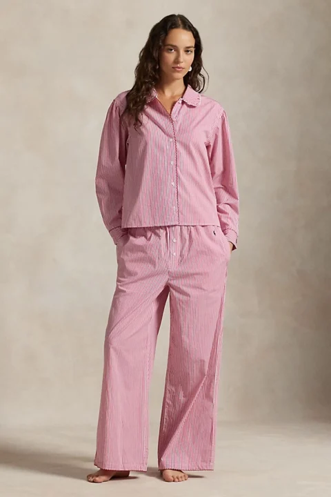 Polo Ralph Lauren | Ensemble de Pyjama Rayé en Coton à Manches Longues