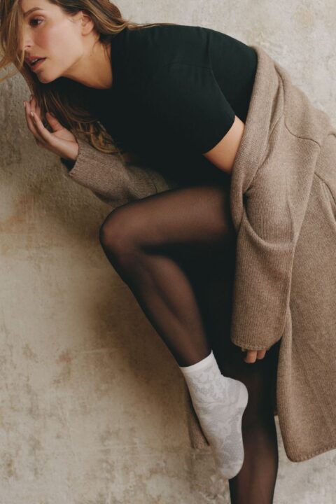 Bleuforet | Collant Semi-Opaque 30D – Excellence Noir