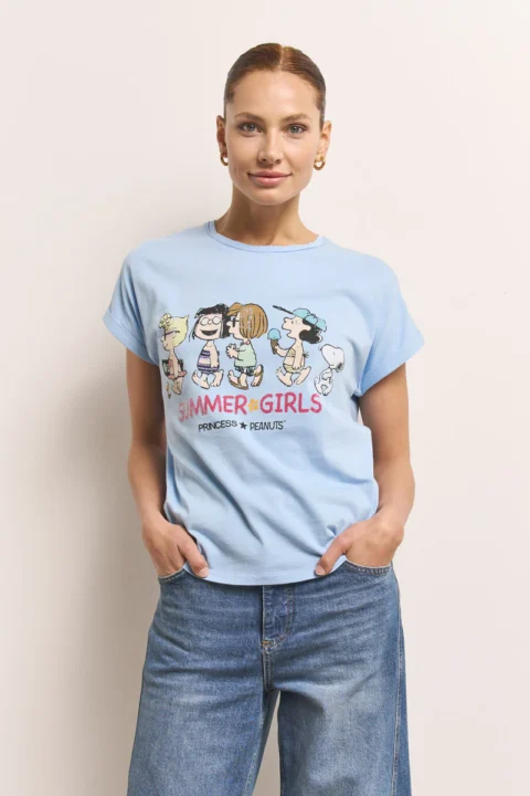 Princess Goes Hollywood | T-shirt en coton Peanuts Summer Girls