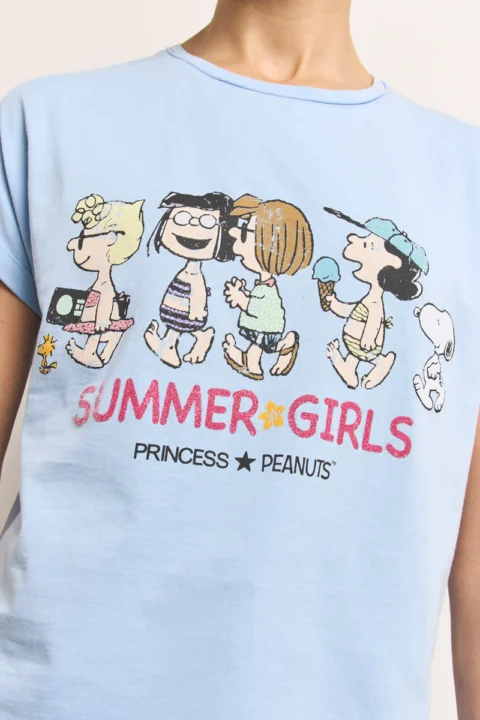 Princess Goes Hollywood | T-shirt en coton Peanuts Summer Girls