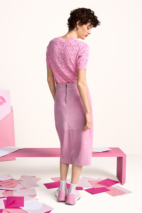 Riani | Tricot à manches courtes à motif cœur