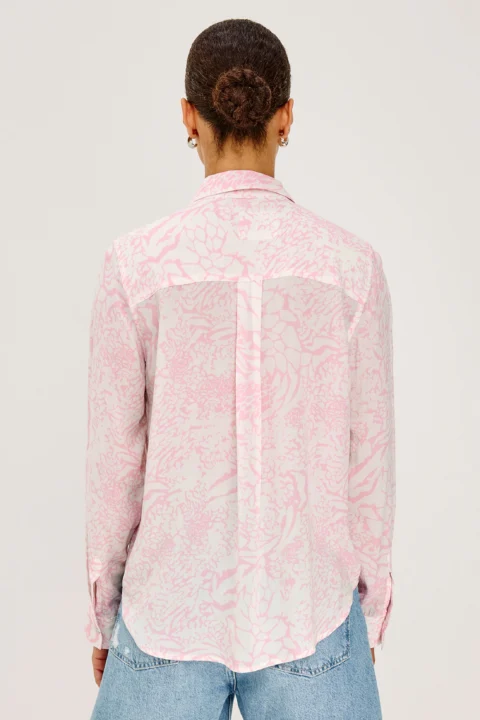 Rails | Chemise Josephine – imprimé animal mixte rose