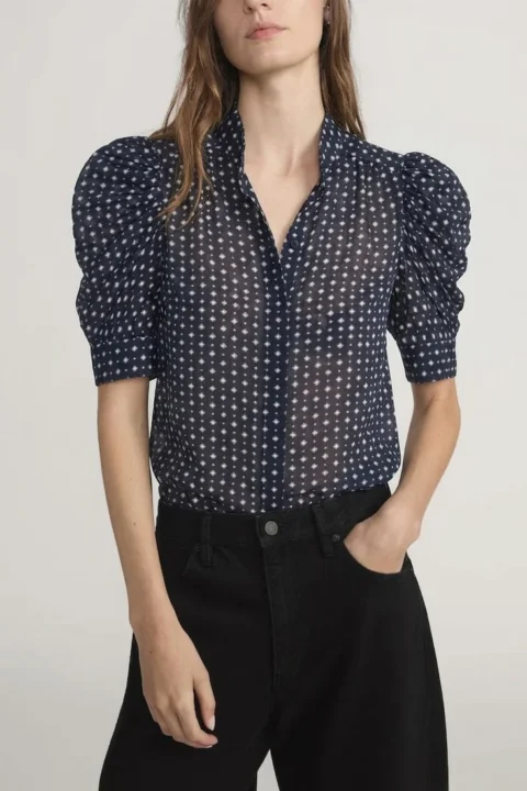 Frame | Chemisier Gillian à imprimé cravate