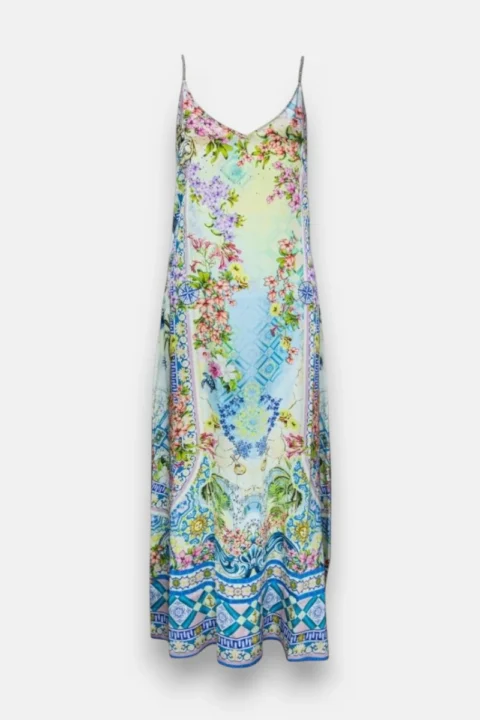 Princess Goes Hollywood | Robe nuisette midi en soie stretch