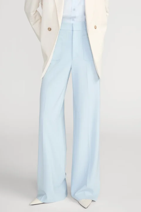 Frame | Pantalon raffiné – bleu clair