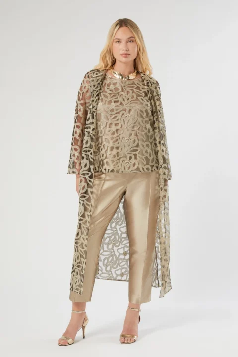 Marina Rinaldi | Haut en tulle brodé