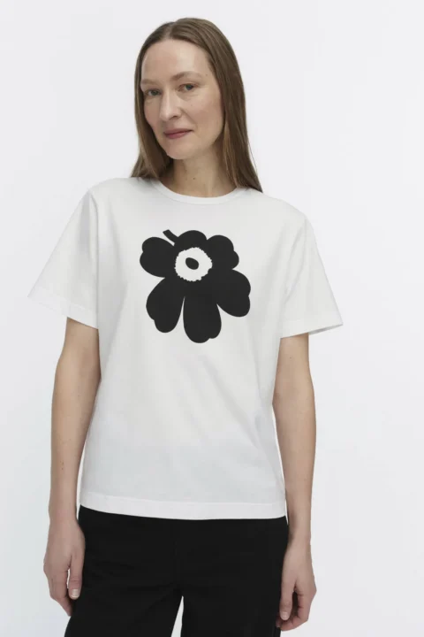 Marimekko | T-shirt Erna Unikko, motif Kioski