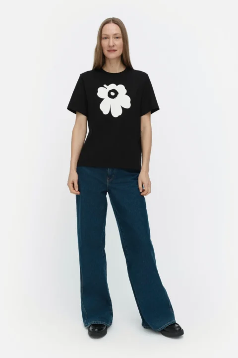 Marimekko | T-shirt Erna Unikko, motif Kioski