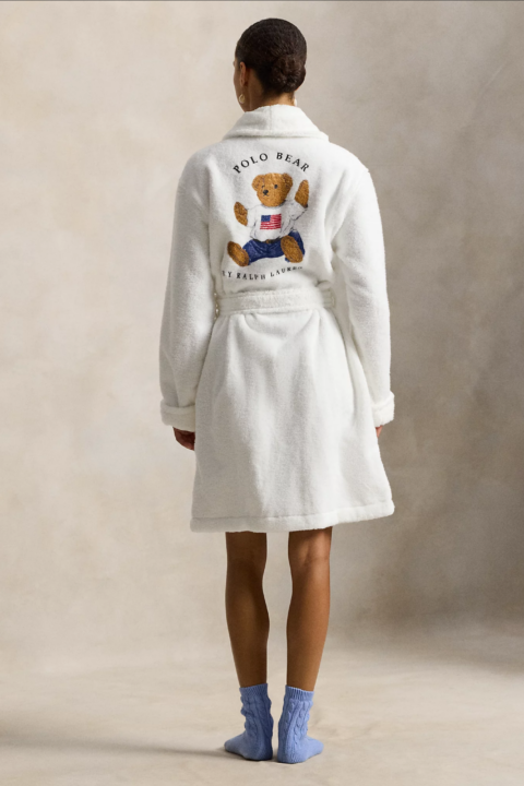 Polo Ralph Lauren | Peignoir éponge en coton Polo Bear