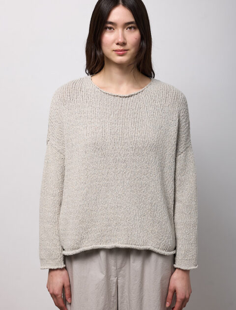 Neirami | Pull en maille de coton à col bateau