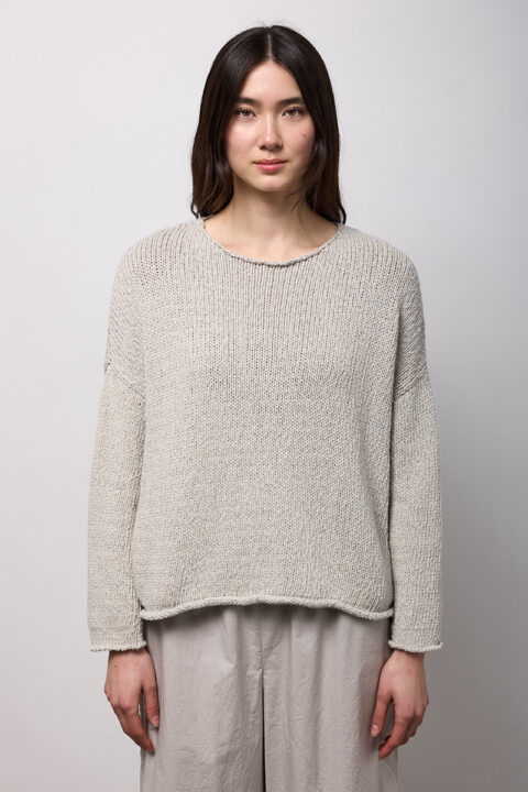 Neirami | Pull en maille de coton à col bateau