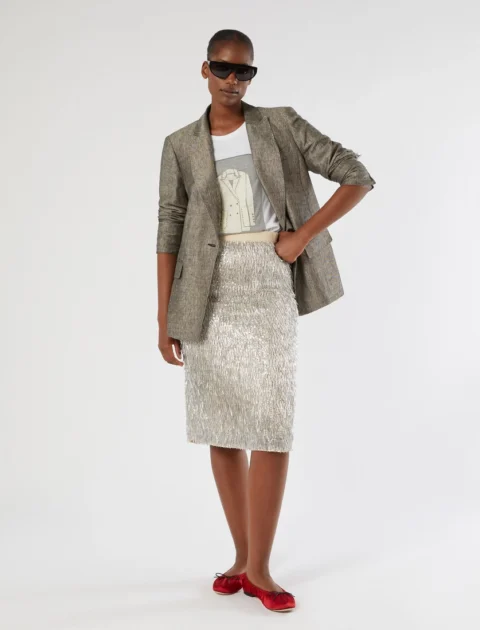 Marina Rinaldi | Veste en lin Viale